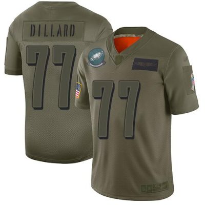 Nike Philadelphia Eagles #77 Andre Dillard Camo Stitched NFL Limited 2019 Salute To Service Jersey
