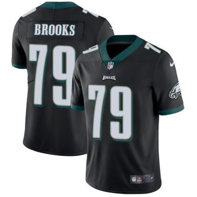 Nike Philadelphia Eagles #79 Brandon Brooks Black Alternate Stitched NFL Vapor Untouchable Limited Jersey