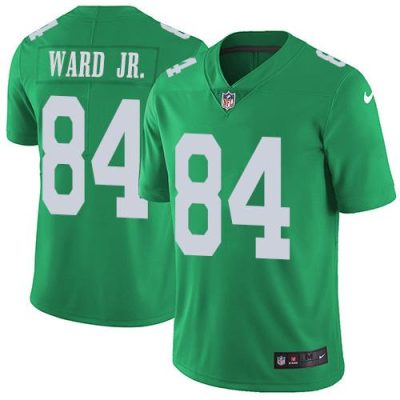 Nike Philadelphia Eagles #84 Greg Ward Jr. Green Stitched NFL Limited Rush Jersey