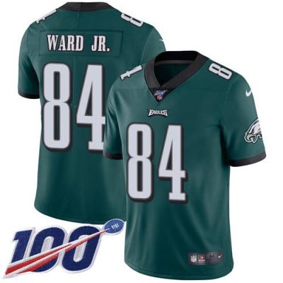 Nike Philadelphia Eagles #84 Greg Ward Jr. Green Team Color Stitched NFL 100th Season Vapor Untouchable Limited Jersey