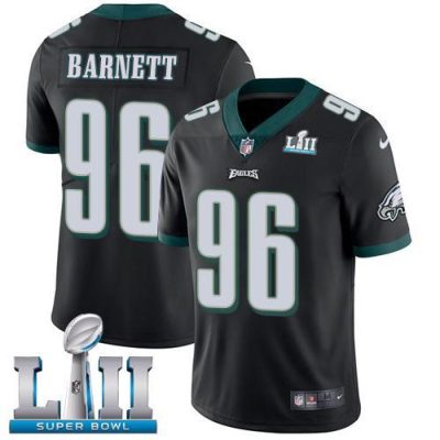 Nike Philadelphia Eagles #96 Derek Barnett Black Alternate Super Bowl LII Stitched NFL Vapor Untouchable Limited Jersey