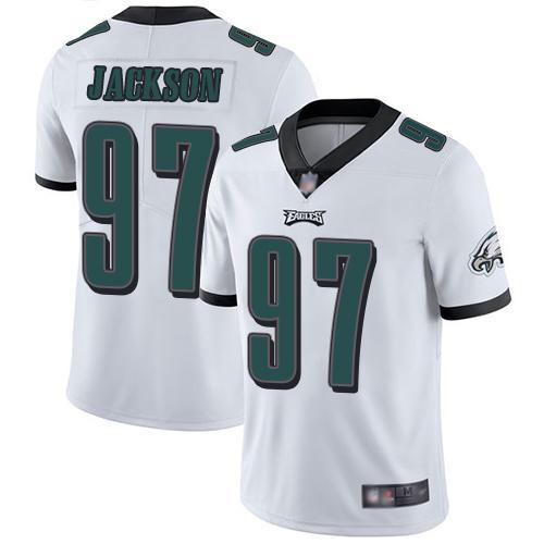 Nike Philadelphia Eagles #97 Malik Jackson White Stitched NFL Vapor Untouchable Limited Jersey