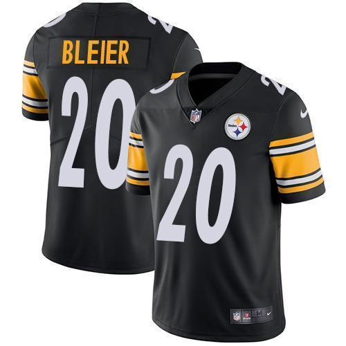 Nike Pittsburgh Steelers #20 Rocky Bleier Black Team Color Stitched NFL Vapor Untouchable Limited Jersey