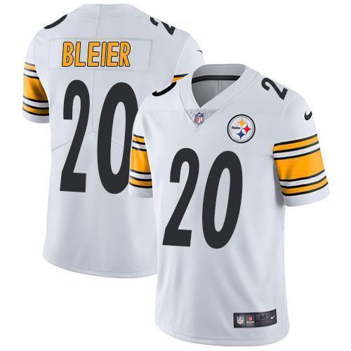 Nike Pittsburgh Steelers #20 Rocky Bleier White Stitched NFL Vapor Untouchable Limited Jersey