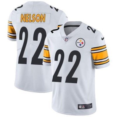 Nike Pittsburgh Steelers #22 Steven Nelson White Stitched NFL Vapor Untouchable Limited Jersey