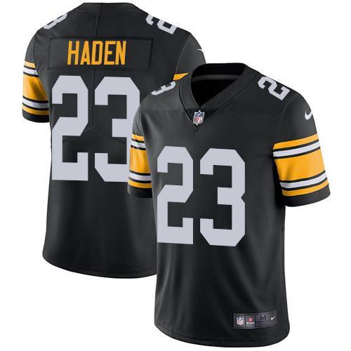 Nike Pittsburgh Steelers #23 Joe Haden Black Alternate Stitched NFL Vapor Untouchable Limited Jersey