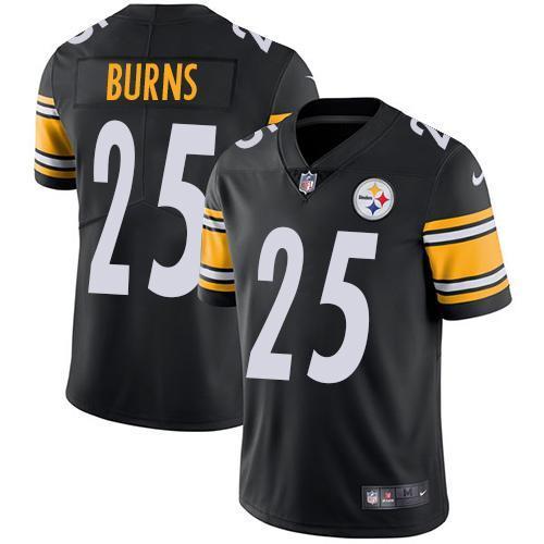 Nike Pittsburgh Steelers #25 Artie Burns Black Team Color Stitched NFL Vapor Untouchable Limited Jersey