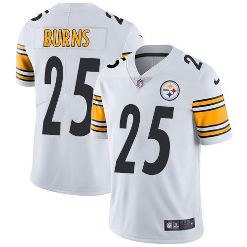 Nike Pittsburgh Steelers #25 Artie Burns White Stitched NFL Vapor Untouchable Limited Jersey