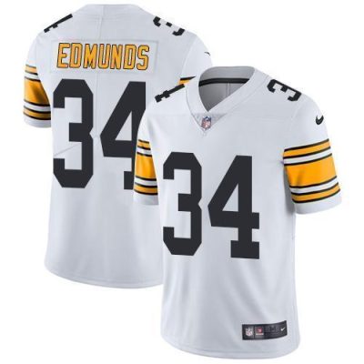 Nike Pittsburgh Steelers #34 Terrell Edmunds White Stitched NFL Vapor Untouchable Limited Jersey