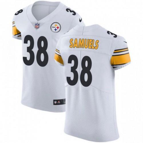 Nike Pittsburgh Steelers #38 Jaylen Samuels White Stitched NFL Vapor Untouchable Limited Jersey