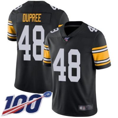 Nike Pittsburgh Steelers #48 Bud Dupree Black Alternate Stitched NFL 100th Season Vapor Limited Jersey