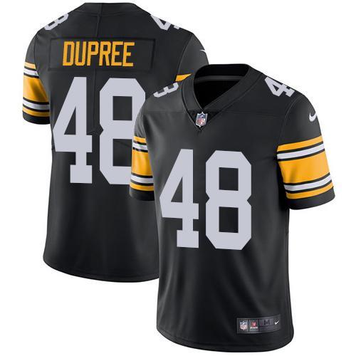 Nike Pittsburgh Steelers #48 Bud Dupree Black Alternate Stitched NFL Vapor Untouchable Limited Jersey