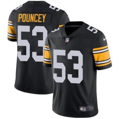 Nike Pittsburgh Steelers #53 Maurkice Pouncey Black Alternate Stitched NFL Vapor Untouchable Limited Jersey