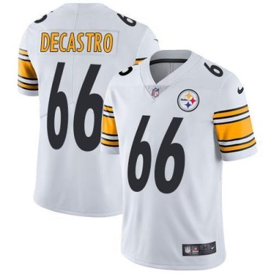 Nike Pittsburgh Steelers #66 David DeCastro White Stitched NFL Vapor Untouchable Limited Jersey