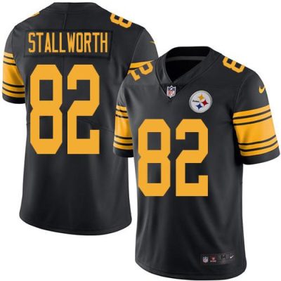 Nike Pittsburgh Steelers #82 John Stallworth Black Stitched NFL Limited Rush Jersey