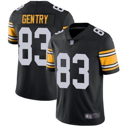 Nike Pittsburgh Steelers #83 Zach Gentry Black Alternate Stitched NFL Vapor Untouchable Limited Jersey