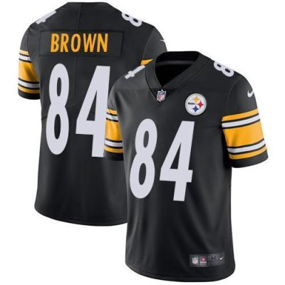 Nike Pittsburgh Steelers #84 Antonio Brown Black Team Color Stitched NFL Vapor Untouchable Limited Jersey