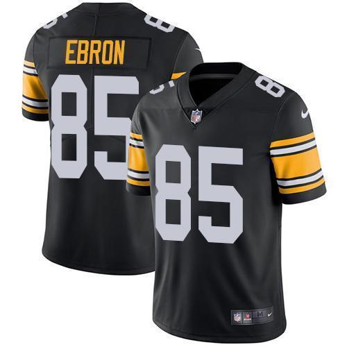 Nike Pittsburgh Steelers #85 Eric Ebron Black Alternate Stitched NFL Vapor Untouchable Limited Jersey