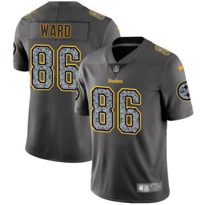 Nike Pittsburgh Steelers #86 Hines Ward Gray Static Stitched NFL Vapor Untouchable Limited Jersey
