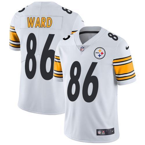 Nike Pittsburgh Steelers #86 Hines Ward White Stitched NFL Vapor Untouchable Limited Jersey