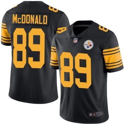 Nike Pittsburgh Steelers #89 Vance McDonald Black Stitched NFL Limited Rush Jersey