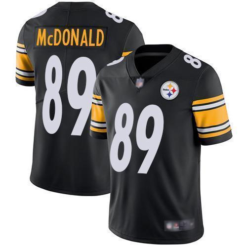 Nike Pittsburgh Steelers #89 Vance McDonald Black Team Color Stitched NFL Vapor Untouchable Limited Jersey