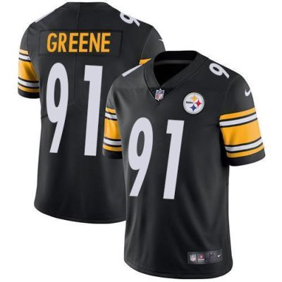 Nike Pittsburgh Steelers #91 Kevin Greene Black Team Color Stitched NFL Vapor Untouchable Limited Jersey