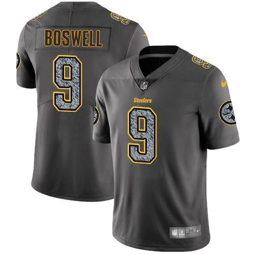 Nike Pittsburgh Steelers #9 Chris Boswell Gray Static Stitched NFL Vapor Untouchable Limited Jersey