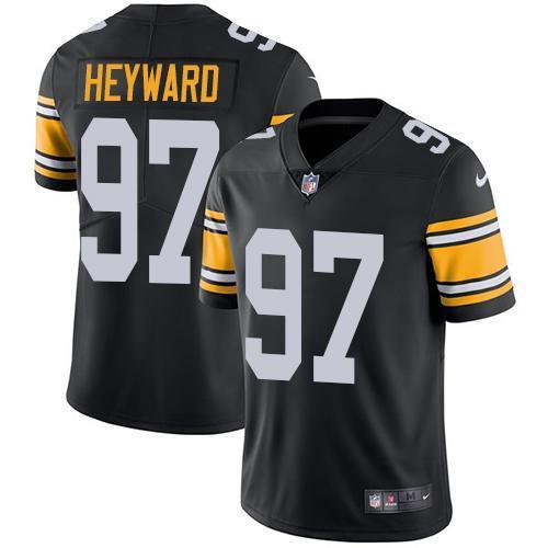 Nike Pittsburgh Steelers #97 Cameron Heyward Black Alternate Stitched NFL Vapor Untouchable Limited Jersey