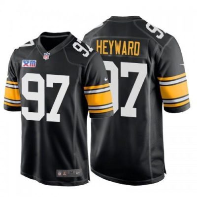 Nike Pittsburgh Steelers #97 Cameron Heyward Super Bowl XIII 1978 Retro Game NFL Jersey Black