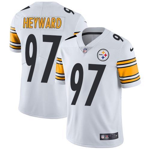 Nike Pittsburgh Steelers #97 Cameron Heyward White Stitched NFL Vapor Untouchable Limited Jersey