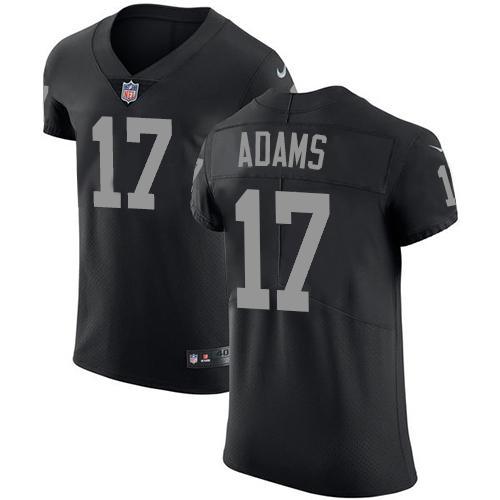 Nike Raiders #17 Davante Adams Black Team Color Stitched NFL Vapor Untouchable Elite Jersey