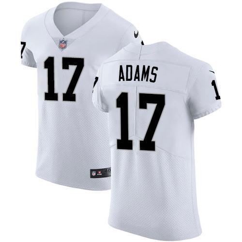 Nike Raiders #17 Davante Adams White Stitched NFL Vapor Untouchable Elite Jersey