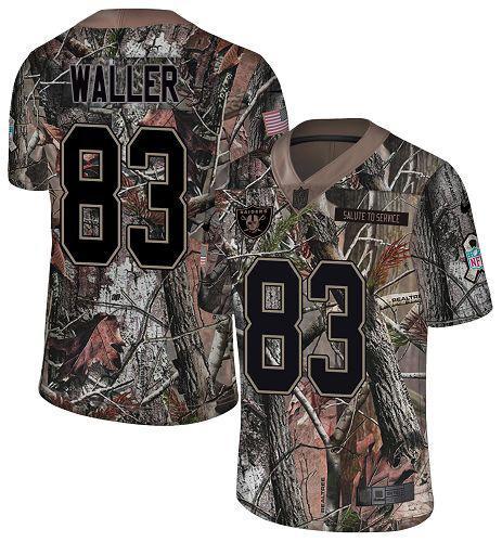 Nike Raiders #83 Darren Waller Camo Stitched NFL Limited Rush Realtree Jersey