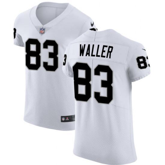 Nike Raiders #83 Darren Waller White Stitched NFL Vapor Untouchable Elite Jersey