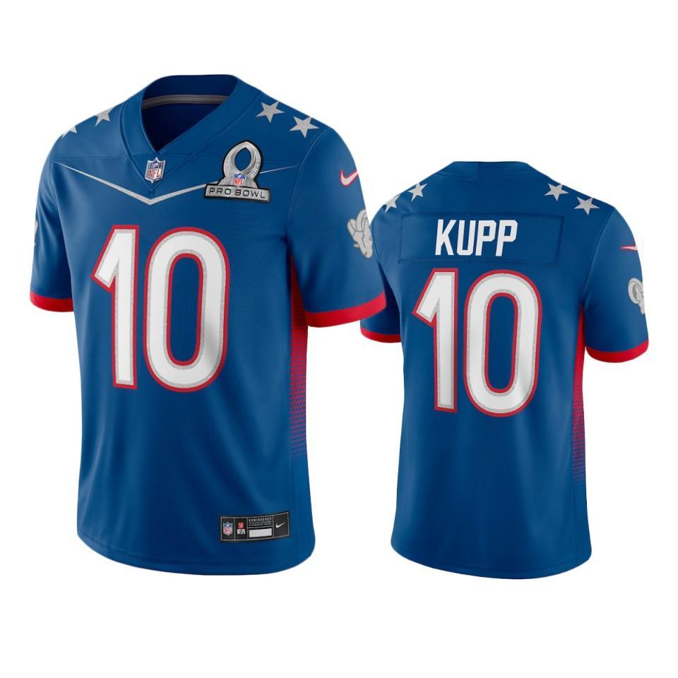 Nike Rams #10 Cooper Kupp NFL 2022 NFC Pro Bowl Game Jersey Royal