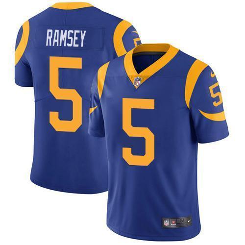Nike Rams #5 Jalen Ramsey Royal Blue Alternate Stitched NFL Vapor Untouchable Limited Jersey