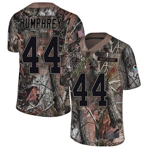 Nike Ravens #44 Marlon Humphrey Camo Stitched NFL Limited Rush Realtree Jersey