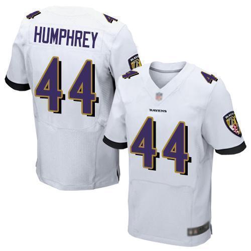 Nike Ravens #44 Marlon Humphrey White Stitched NFL New Elite Jersey