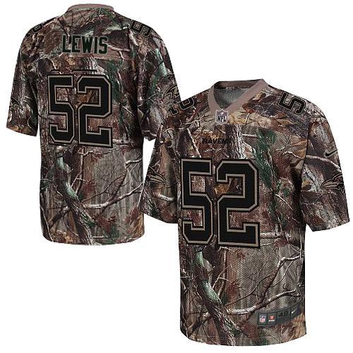 Nike Ravens #52 Ray Lewis Camo Stitched NFL Realtree Elite Jersey