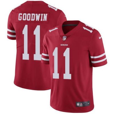Nike San Francisco 49ers #11 Marquise Goodwin Red Team Color Stitched NFL Vapor Untouchable Limited Jersey