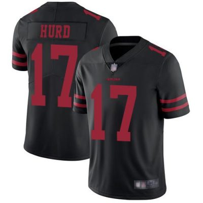 Nike San Francisco 49ers #17 Jalen Hurd Black Alternate Stitched NFL Vapor Untouchable Limited Jersey