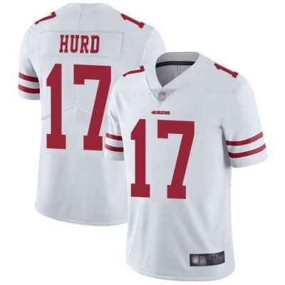 Nike San Francisco 49ers #17 Jalen Hurd White Stitched NFL Vapor Untouchable Limited Jersey