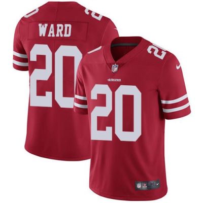 Nike San Francisco 49ers #20 Jimmie Ward Red Team Color Stitched NFL Vapor Untouchable Limited Jersey