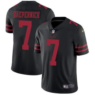 Nike San Francisco 49ers #7 Colin Kaepernick Black Alternate Stitched NFL Vapor Untouchable Limited Jersey