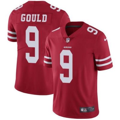 Nike San Francisco 49ers #9 Robbie Gould Red Team Color Stitched NFL Vapor Untouchable Limited Jersey