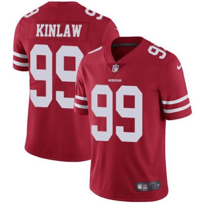 Nike San Francisco 49ers #99 Javon Kinlaw Red Team Color Stitched NFL Vapor Untouchable Limited Jersey