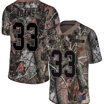 Nike Seahawks #33 Jamal Adams Camo Stitched NFL Limited Rush Realtree Jersey