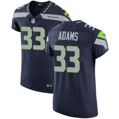 Nike Seahawks #33 Jamal Adams Steel Blue Team Color Stitched NFL Vapor Untouchable Elite Jersey