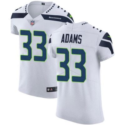 Nike Seahawks #33 Jamal Adams White Stitched NFL New Elite Jersey